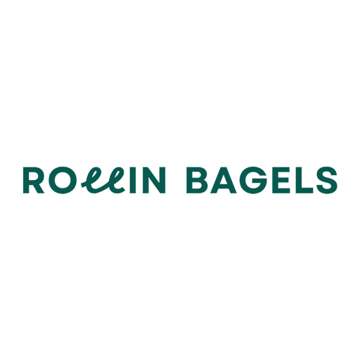 Rollin Bagels logo.